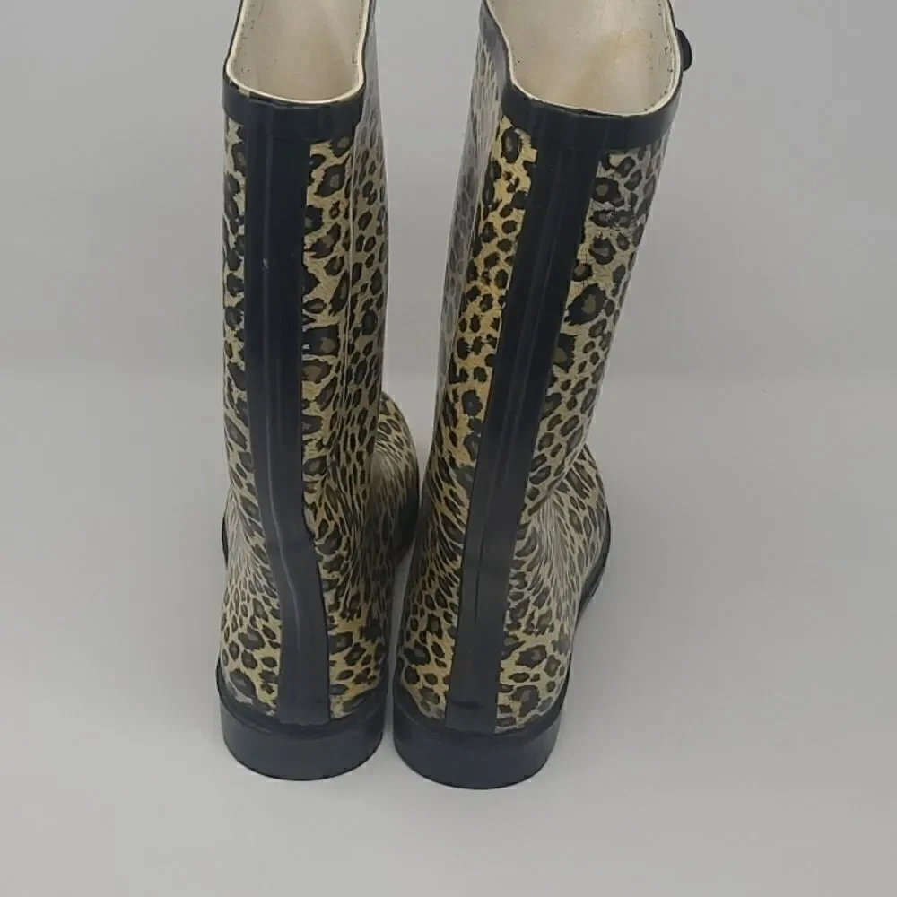 Animal Print  Rubber Rain Boots